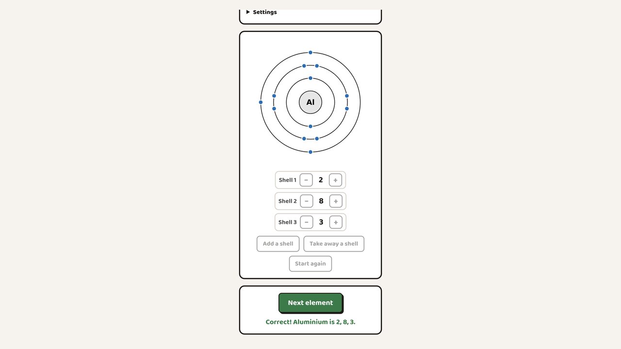 Aluminium, 2, 8, 3, on a phone