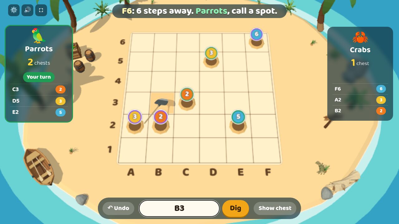 Treasure Grid screenshot